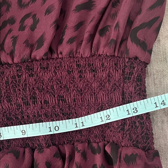 Parker Plum and Black Leopard-Print Mini Dress - Picture 10 of 14